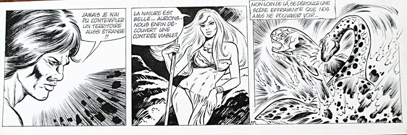 Magda, Bernard Linssen, Cary, Planche de la série Tumak - Comic Strip