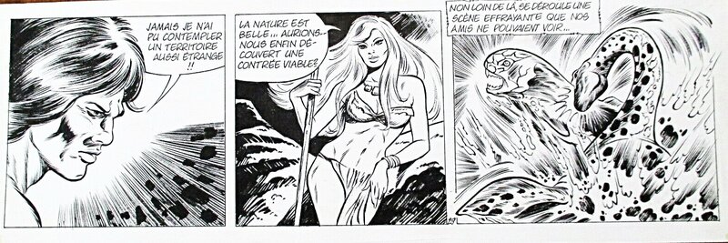 Magda, Bernard Linssen, Cary, Planche de la série Tumak - Planche originale