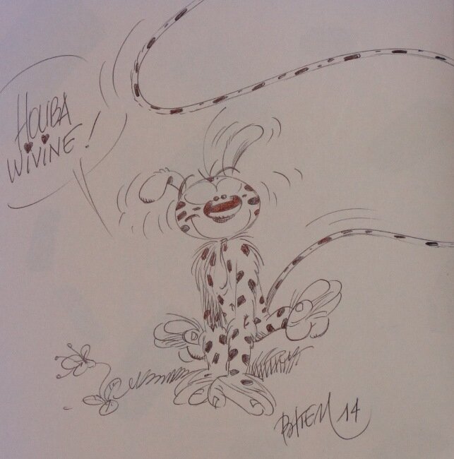 Le Marsupilami by Batem - Sketch