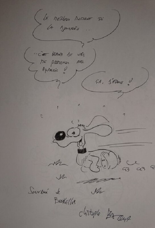 Boule & Bill by Christophe Cazenove - Sketch