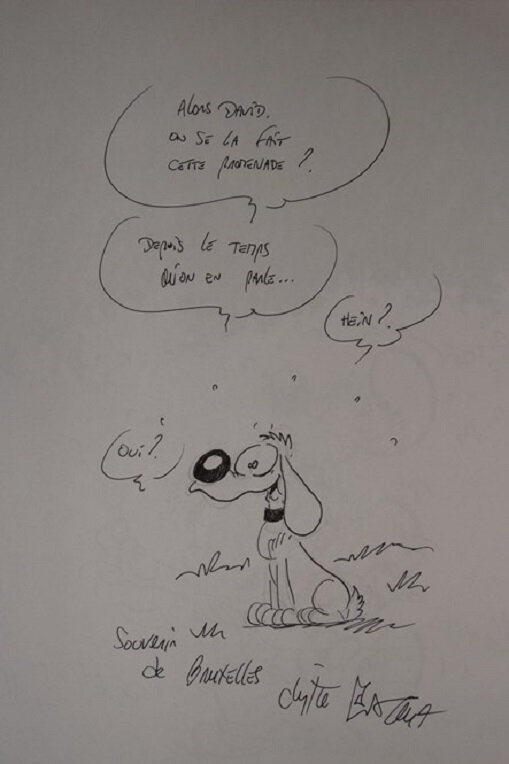 Boule & Bill by Christophe Cazenove - Sketch