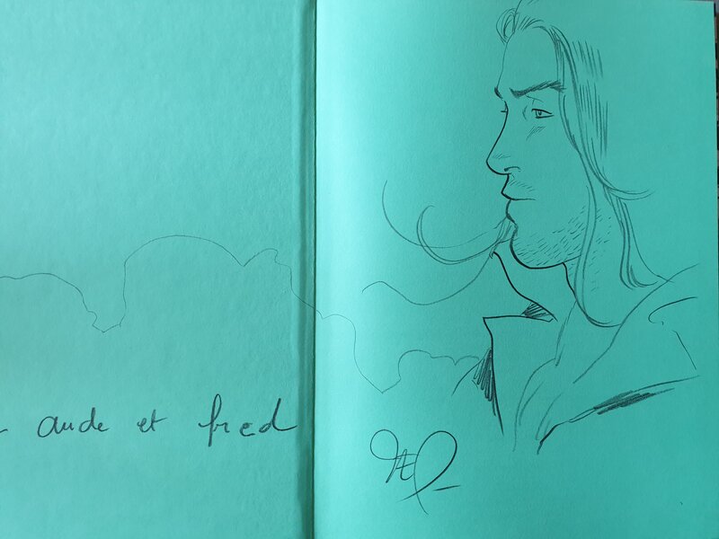 Dédicace de Zep dans The end - Sketch