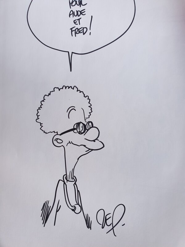 Dédicace de Zep dans Titeuf tome 15 - Sketch