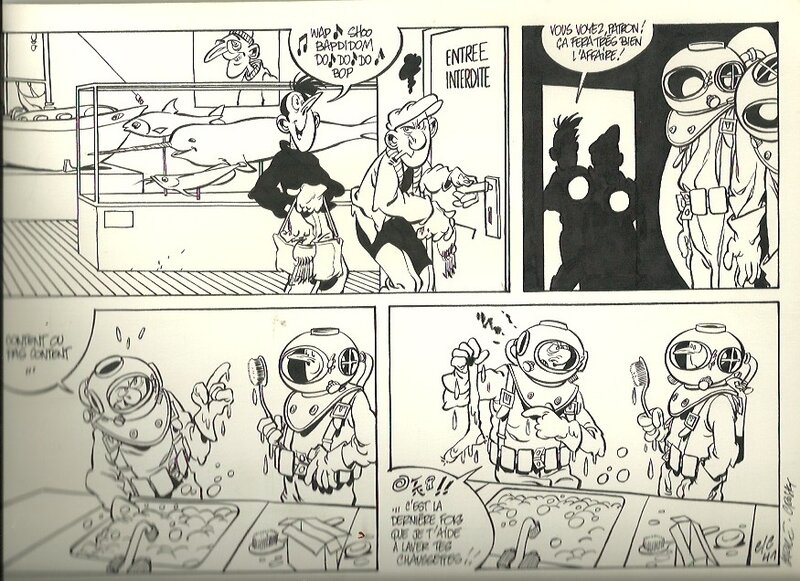 Les cambrioleurs by Clarke - Comic Strip