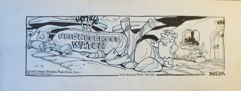 Karen Machette, The Flintstones - Daily Strip 10/14/95 - Comic Strip