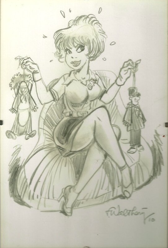 Natacha by François Walthéry - Original Illustration
