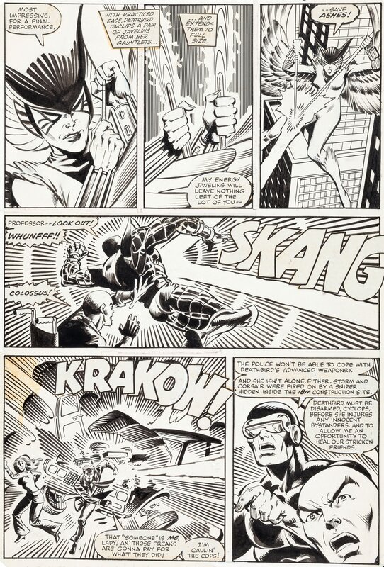 Dave Cockrum, Bob Wiacek, Cockrum - Uncanny X-MEN #155 PAGE 14 - Planche originale