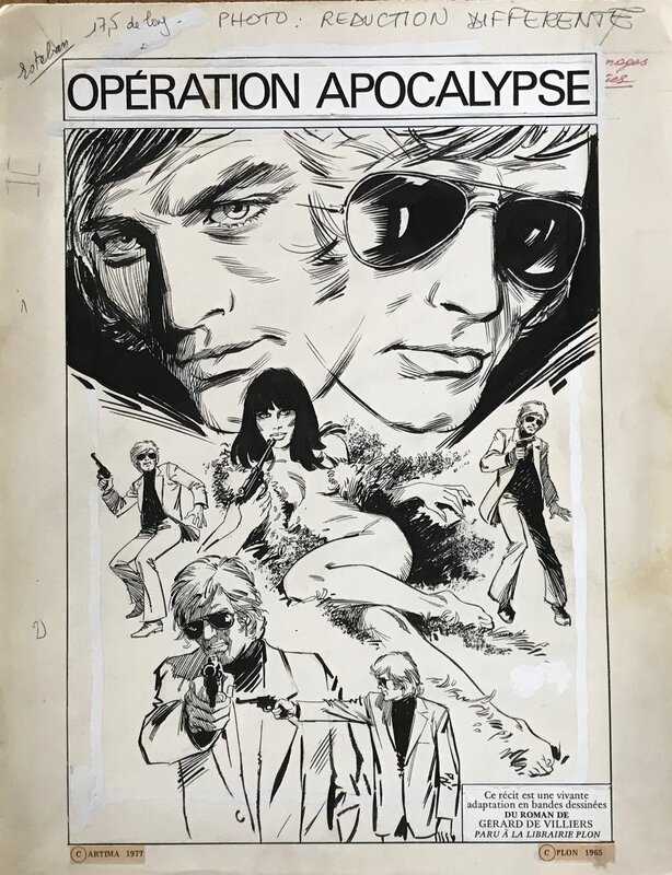 Polls Borrell Esteve, Page de titre de SAS Opération Apocalypse - Comic Strip