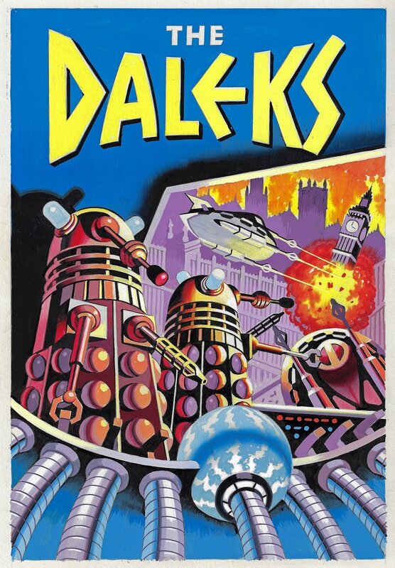 The Daleks by Ron Turner - Original Illustration