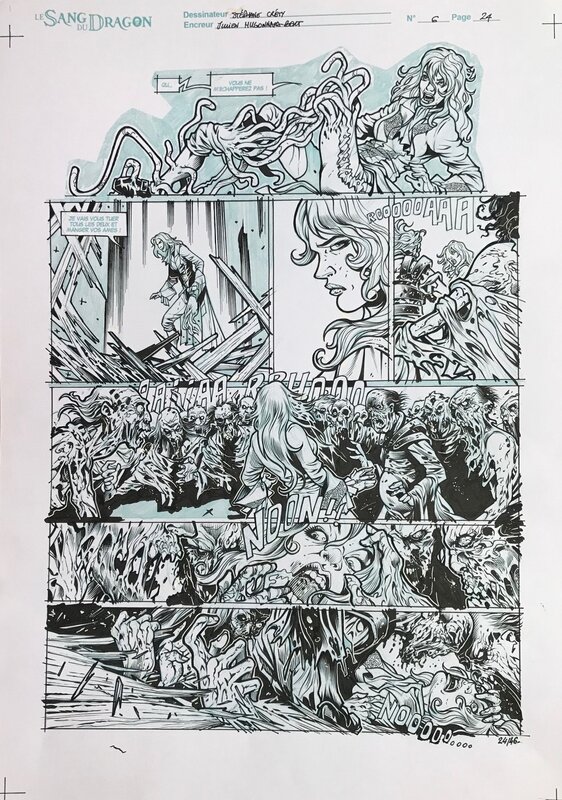 Stéphane Créty, Le sang du dragon T6 Vengeance pl 24 - Comic Strip