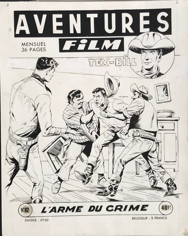 Roger Melliès, Tex Bill - l'arme du crime - Comic Strip