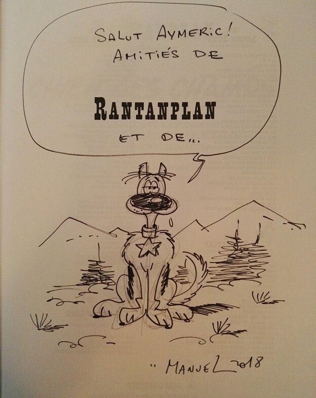 Rantanplan par Manuel Tenret - Dédicace