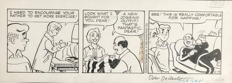 Archie par Dan De Carlo - Planche originale