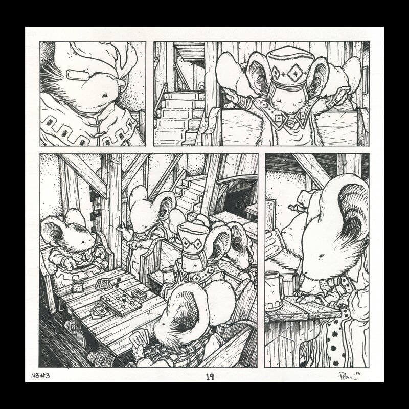 David Petersen, MOUSEGUARD LEGENDS 3 - Planche originale