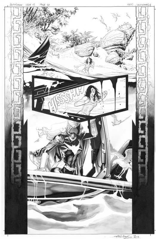 Batwoman 12 page 20 par J.H. Williams III - Œuvre originale