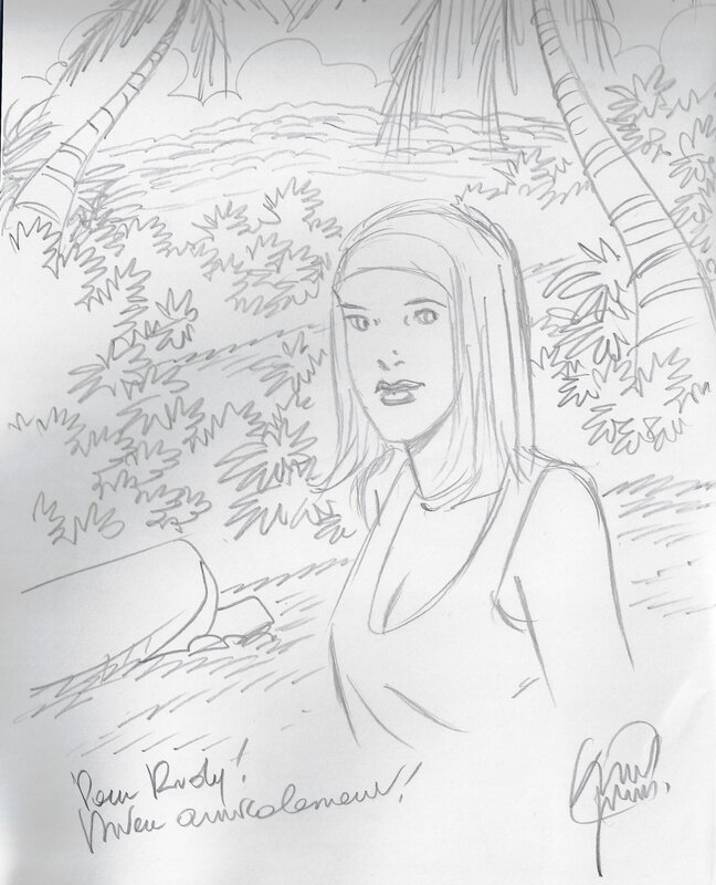 Taymans -  Dédicace - Sketch