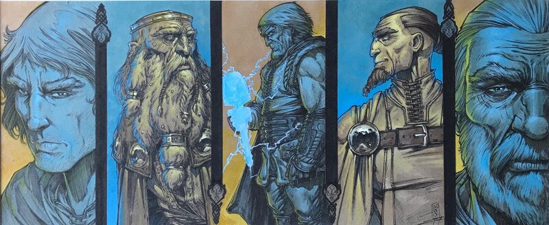 Pierre-Denis Goux, Mjöllnir - personnages - Planche originale