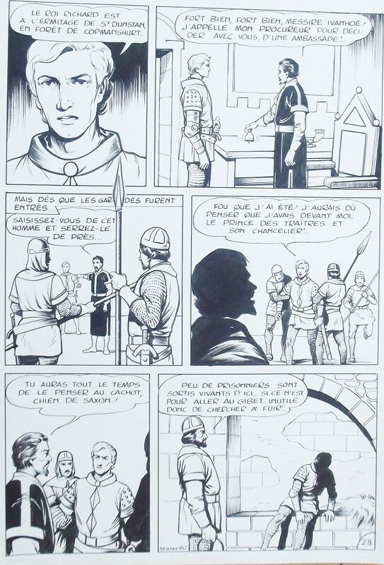 Otello Scarpelli, La conjuration d'York - Ivanhoé n°4, page 28 - Comic Strip