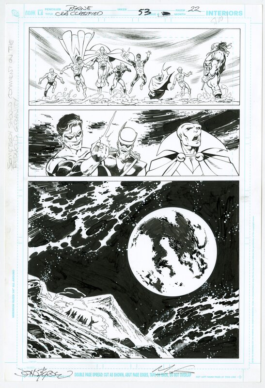 John Byrne, Mark Farmer, JLA Classified #53 Pg.22 - Planche originale