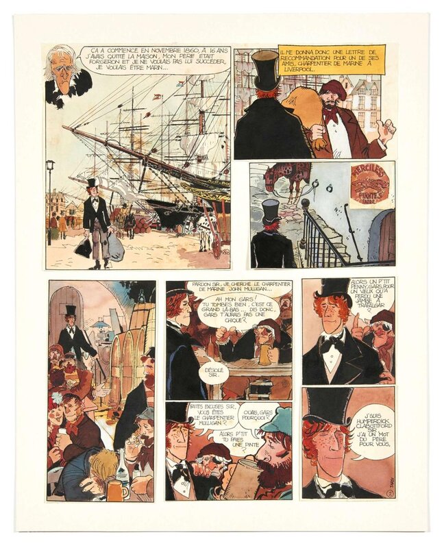 Jacques Tardi, Humperdick Clabottford - Comic Strip