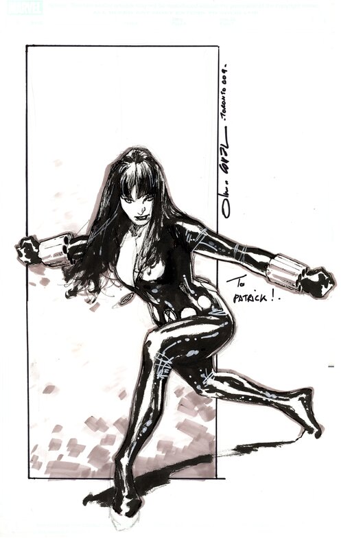 Black Widow by Olivier Coipel - Original Illustration