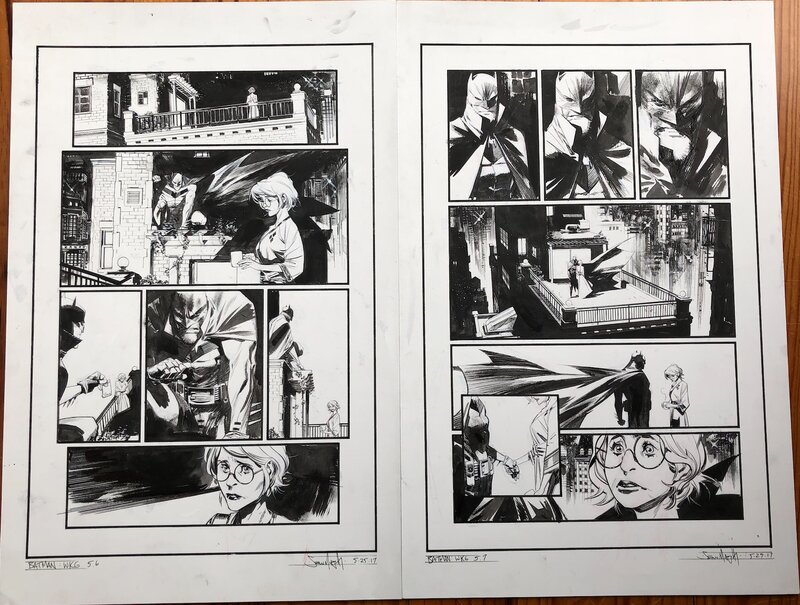 Sean Gordon Murphy - Batman White Knight Diptyque - Planche originale