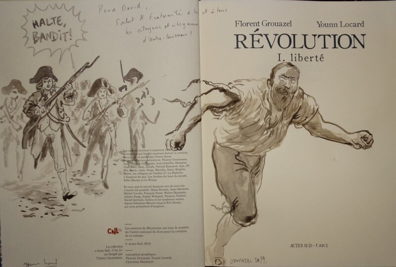 Révolution 1 par Florent Grouazel, Younn Locard - Dédicace