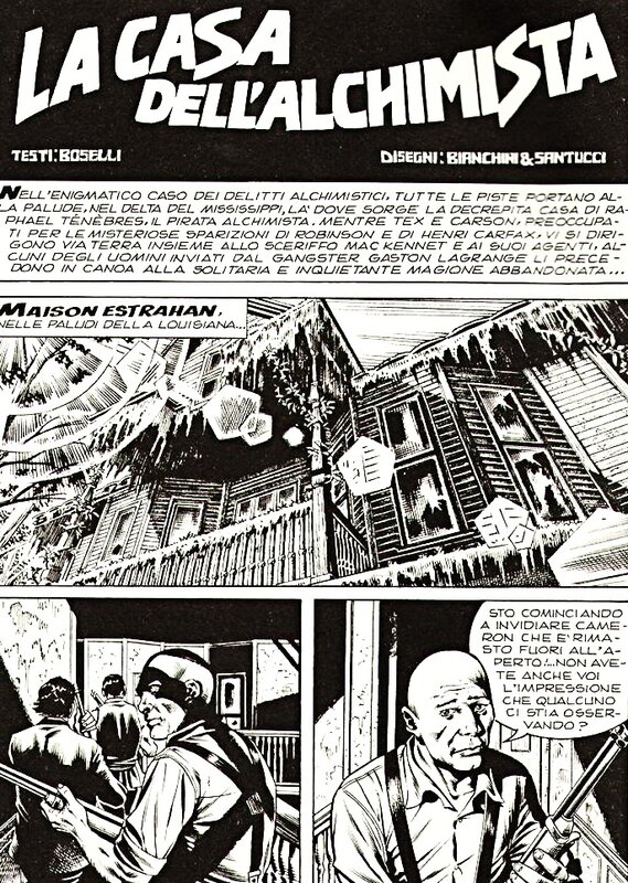 Tex n°578 - La casa dell'alchimista by Marco Bianchini - Comic Strip