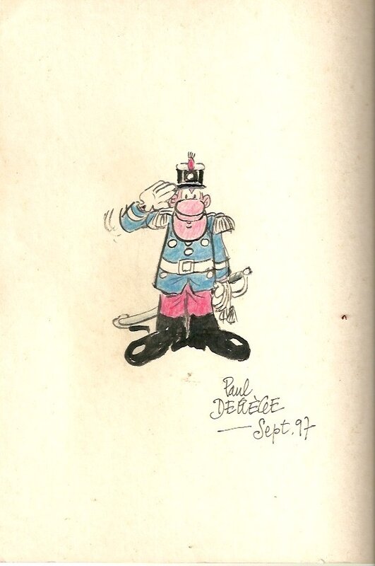 Comic troupier par Paul Deliège - Dédicace