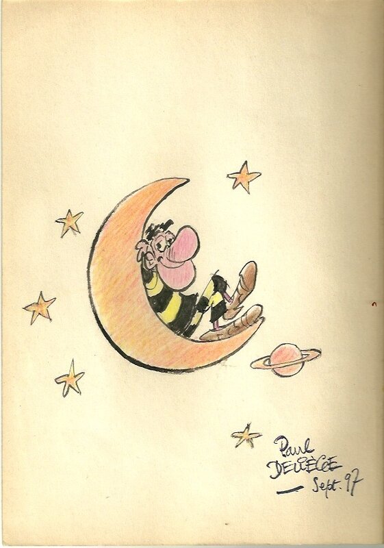 Destination lune by Paul Deliège - Sketch