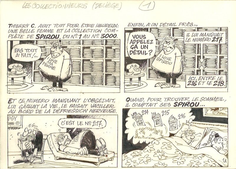 Les collectionneurs by Paul Deliège - Comic Strip