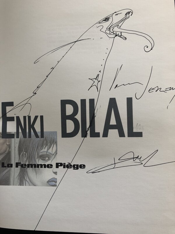 La femme piège par Enki Bilal - Dédicace