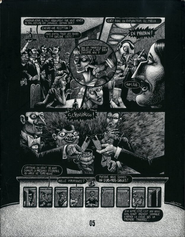 Emre Orhun, La Malédiction du Titanic, pl. 5 page 7 de l'album - Comic Strip