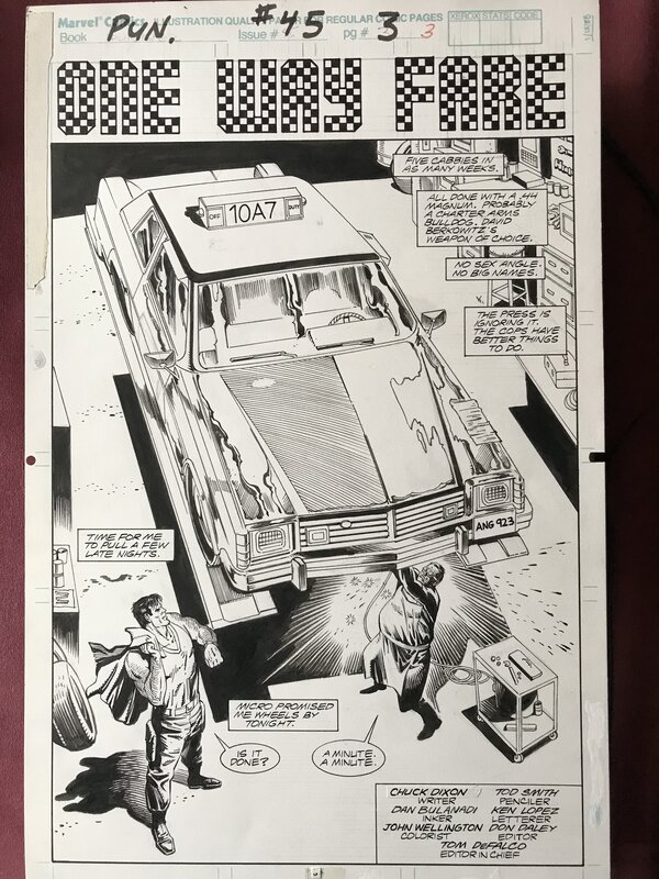 Dan Bulanadi, Tod Smith, The Punisher - Bulanadi - Comic Strip