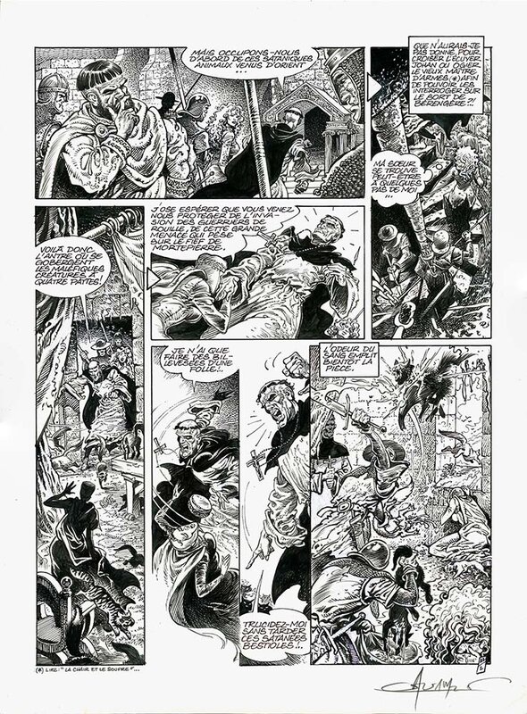 Mohamed Aouamri, Brice Tarvel, Mortepierre - Tome 2, planche 22 - Planche originale