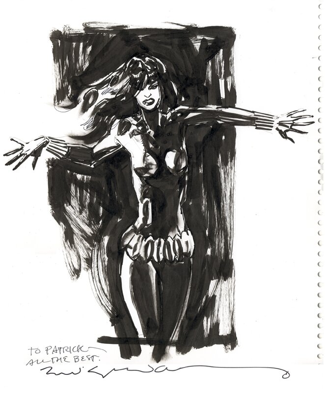 Black Widow by Bill Sienkiewicz - Original Illustration