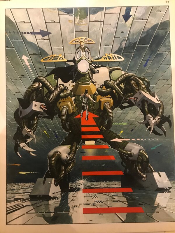 Don Lawrence, Original splash page Storm 18 - De robotten van Danderzei - Comic Strip