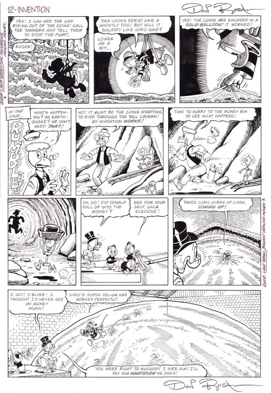 Don Rosa, La Première Invention de Géo Trouvetou - Comic Strip