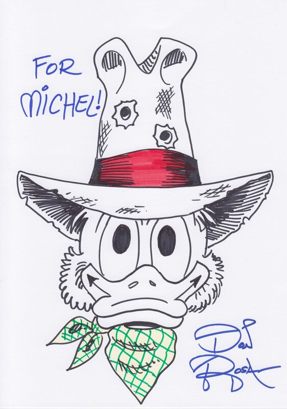 Don Rosa, Uncle Scrooge / Oncle Picsou - Sketch