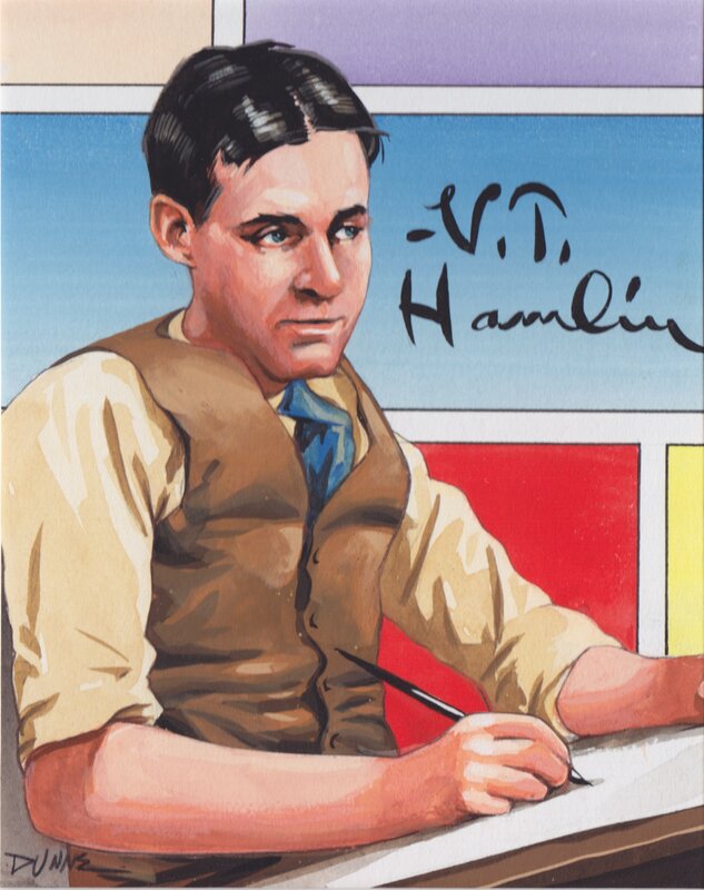 V. T. Hamlin by Tom Dunne - Original Illustration