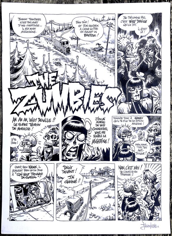 Julien/CDM, Yan Lindingre, THE ZUMBIES T.1 - planche 17 - Planche originale