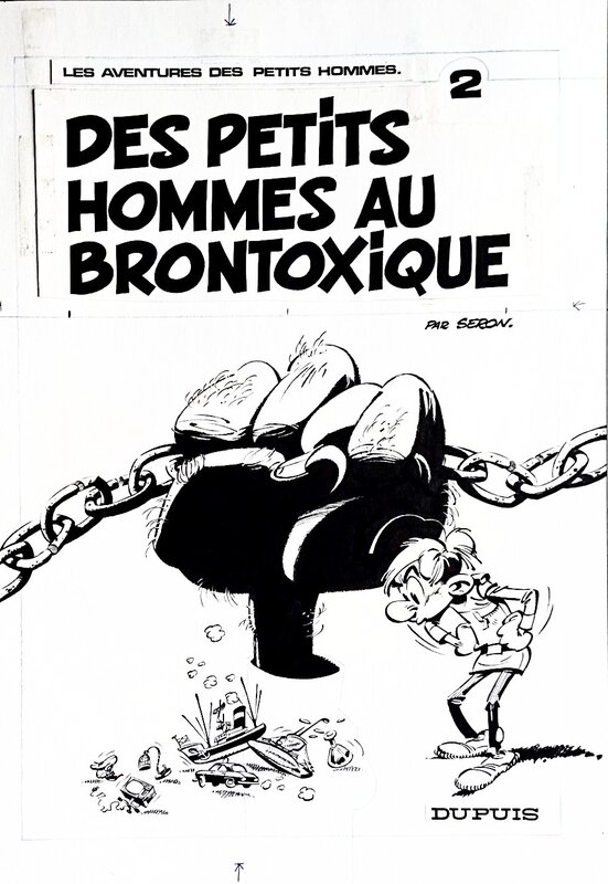 Pierre Seron, Les Petits Hommes T2 - Couverture originale