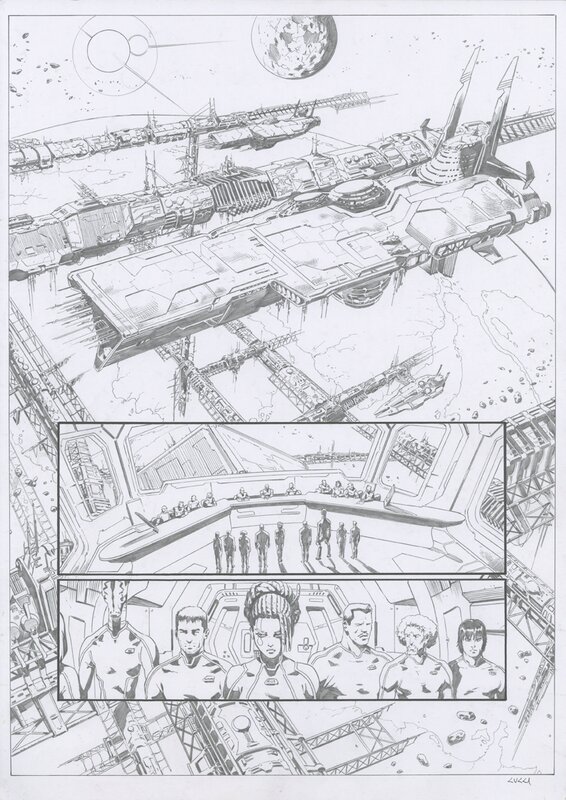 Vincenzo Cucca, Colonisation, tome 1, planche 45 - Planche originale