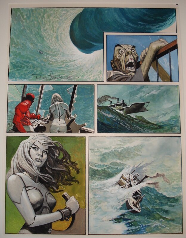 Don Lawrence, Original page Storm 12 - De Zeven van Aromater - Planche originale