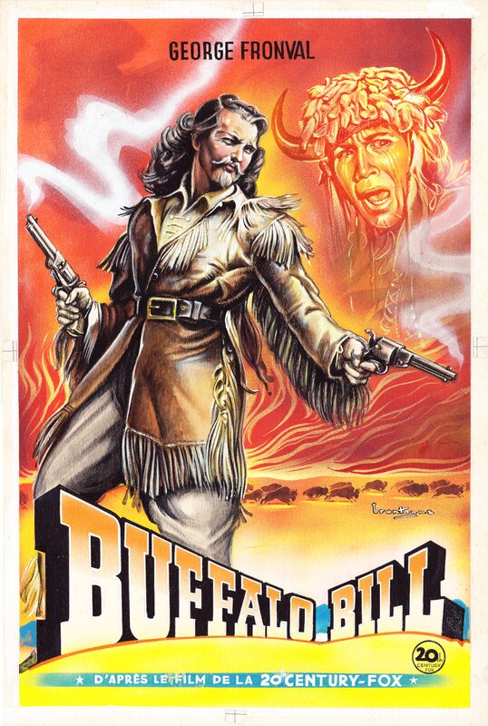 Buffalo Bill par René Brantonne - Couverture originale