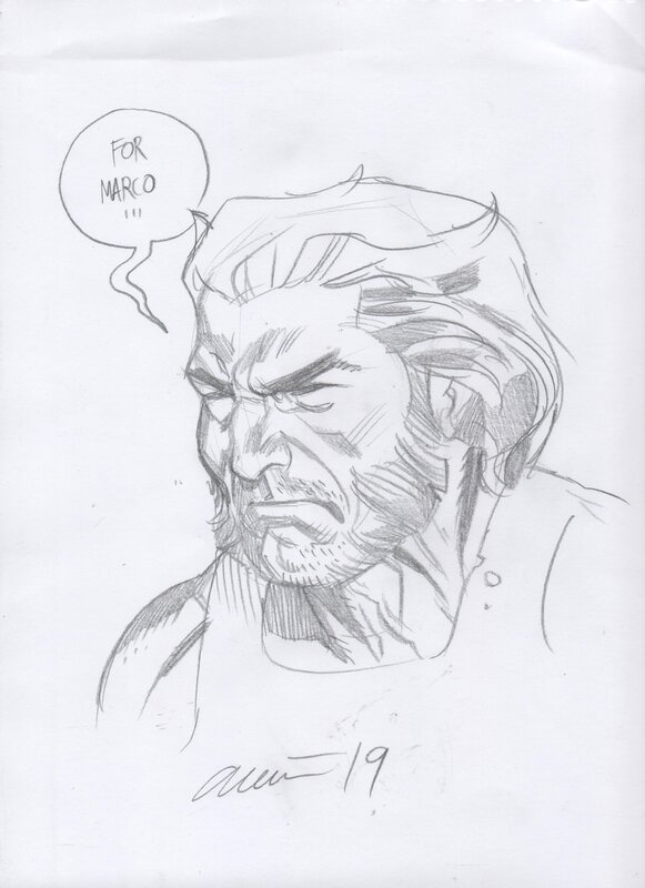 Wolverine by Daniel Acuña - Original art