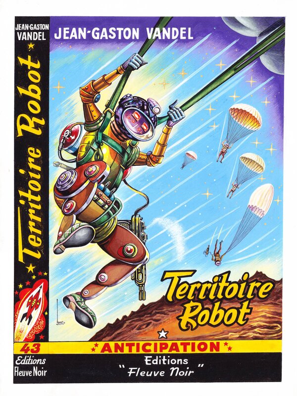 Territoire Robot par René Brantonne - Couverture originale