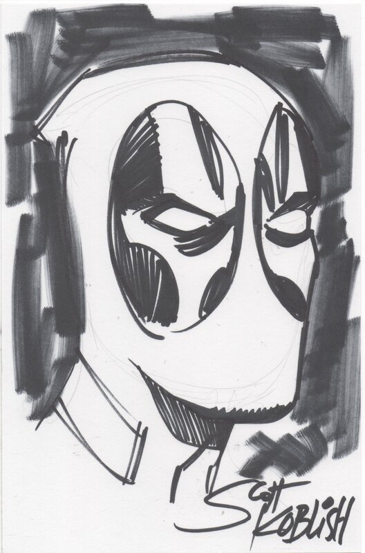 Deadpool by Scott Koblish - Original art