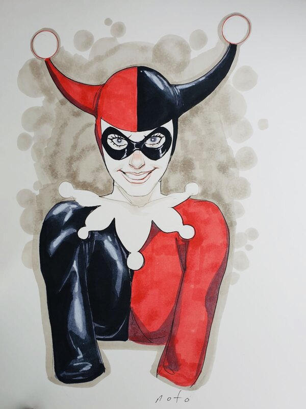 Phil Noto Harley Quinn - Original Illustration