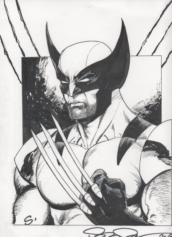 Wolverine par Steve Scott - Illustration originale